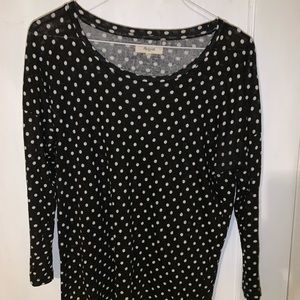 Madewell polka dot shirt
